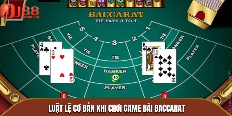 Luật lệ cơ bản khi chơi game bài Baccarat